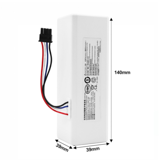 6500mAh 14.4V Li-Ion Battery for Mija 1C Robot Vacuum